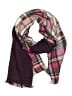 Echo Plaid Burgundy Pink Scarf One size - photo 1