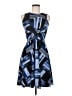 Tibi Graphic Blue Casual Dress Size 8 - photo 1