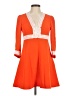 Maje Orange Cocktail Dress Size Med (2) - photo 1