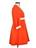 Maje Orange Cocktail Dress Size Med (2) - photo 4