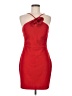 Speechless Red Cocktail Dress Size 9 - photo 1