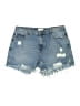 Vanilla Star 100% Cotton Blue Denim Shorts Size 16 - photo 1
