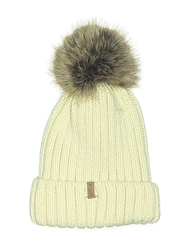 Pre-owned Furtalk Kids' Beanie Hat In White