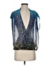 CAbi 100% Polyester Blue Sleeveless Blouse Size XS - photo 1