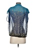 CAbi 100% Polyester Blue Sleeveless Blouse Size XS - photo 2