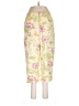 Talbots Floral Yellow Casual Pants Size 8 - photo 1