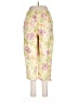 Talbots Floral Yellow Casual Pants Size 8 - photo 2
