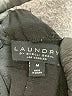 Laundry by Shelli Segal 100% Polyester Solid Black Casual Skirt Size M - photo 3