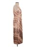 Three Floor Metallic Pink Tan Cocktail Dress Size 4 - photo 4
