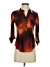 New Directions Brown 3/4 Sleeve Henley Size S (petite) - photo 1
