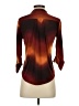 New Directions Brown 3/4 Sleeve Henley Size S (petite) - photo 2