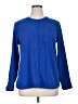Laura Scott Blue Long Sleeve Blouse Size XL - photo 1