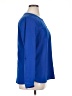 Laura Scott Blue Long Sleeve Blouse Size XL - photo 4