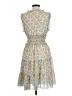 Max Studio 100% Polyester Paisley Yellow Cocktail Dress Size L - photo 2