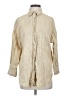 Zara Tan Long Sleeve Button-Down Shirt Size S - photo 1