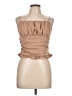 Le Lis 100% Polyester Tan Sleeveless Blouse Size L - photo 1