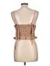 Le Lis 100% Polyester Tan Sleeveless Blouse Size L - photo 2
