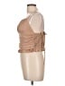 Le Lis 100% Polyester Tan Sleeveless Blouse Size L - photo 5