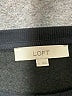 Ann Taylor LOFT 100% Polyester Solid Black Pullover Sweater Size L - photo 7