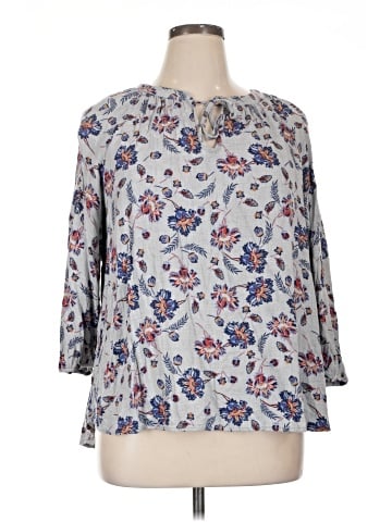 Como Vintage 3/4 Sleeve Blouse (view 1)