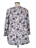 Como Vintage 100% Rayon Gray 3/4 Sleeve Blouse Size XL - photo 2