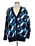 Zara Argyle Blue Cardigan Size M - photo 1