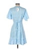 Shein 100% Polyester Blue Casual Dress Size 6 - photo 2