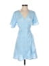 Shein 100% Polyester Blue Casual Dress Size 6 - photo 1