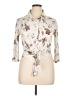 Epik Floral Ivory 3/4 Sleeve Button-Down Shirt Size XL - photo 1