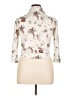 Epik Floral Ivory 3/4 Sleeve Button-Down Shirt Size XL - photo 2