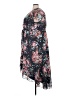 Torrid 100% Polyester Floral Blue Cocktail Dress Size 4X Plus (4) - photo 5