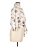 Epik Floral Ivory 3/4 Sleeve Button-Down Shirt Size XL - photo 4