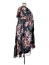 Torrid 100% Polyester Floral Blue Cocktail Dress Size 4X Plus (4) - photo 4