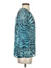Chico's Teal 3/4 Sleeve Blouse Size Sm (0) - photo 4