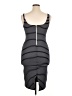 Popular Basics Stripes Black Casual Dress Size XL - photo 2