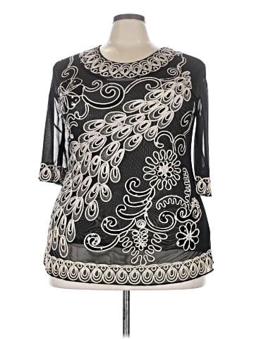 Simply Couture 3/4 Sleeve Blouse (view 1)