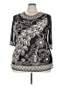 Simply Couture Black 3/4 Sleeve Blouse Size 3X (estimated) - photo 1