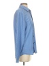 Assorted Brands Polka Dots Blue Long Sleeve Button-Down Shirt Size S - photo 4