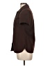 Machine 100% Polyester Brown Short Sleeve Blouse Size 10 - photo 5