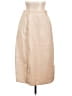 Unbranded 100% Polyester Solid Tan Casual Skirt Size L - photo 1
