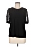 CeCe Black Short Sleeve Top Size M - photo 1