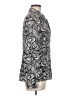East5th 100% Polyester Paisley Silver Long Sleeve Blouse Size M - photo 4