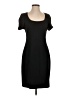Tahari Solid Black Casual Dress Size 4 - photo 1