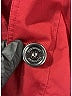 Burberry 100% Polyester Red Burgundy Cropped Jacket Size 4 - photo 6