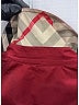 Burberry 100% Polyester Red Burgundy Cropped Jacket Size 4 - photo 8