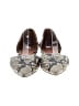Coach Houndstooth Gold Brown Flats Size 5 - photo 2