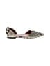 Coach Houndstooth Gold Brown Flats Size 5 - photo 1