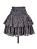 Assorted Brands 100% Polyester Floral Purple Casual Skirt Size S - photo 1