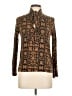 M&S Collection Animal Print Brown Long Sleeve Blouse Size 12 - photo 1