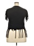 Rouge 100% Cotton Black Short Sleeve Top Size 2X - photo 2